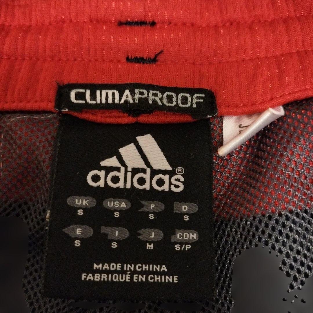 adidas CLIMAPROOFウィンドブレーカーセット ネイビー/レッド