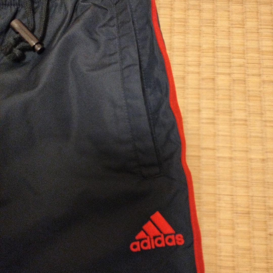 adidas CLIMAPROOFウィンドブレーカーセット ネイビー/レッド
