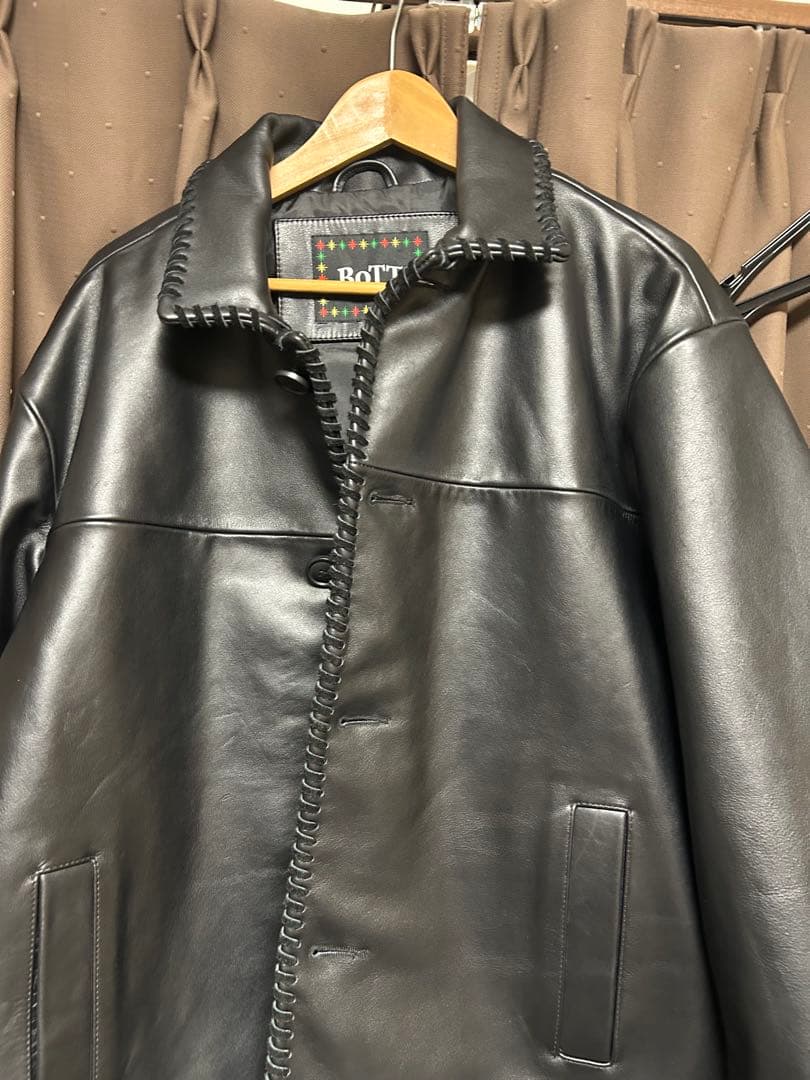 BOTT Stitched Leather Jacket 定価14万3千