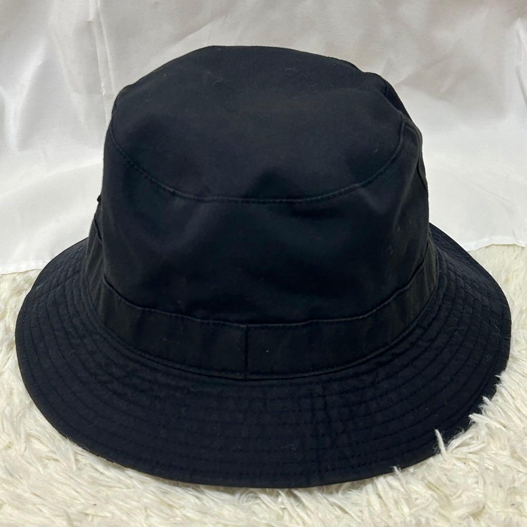 バーバリー　BURBERRY バケットハット　リバーシブル　チェック　黒