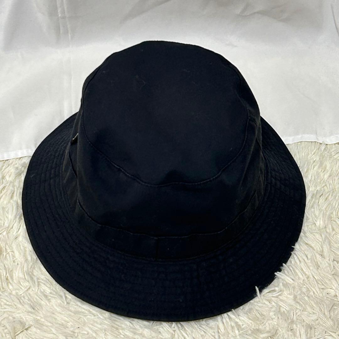 バーバリー　BURBERRY バケットハット　リバーシブル　チェック　黒