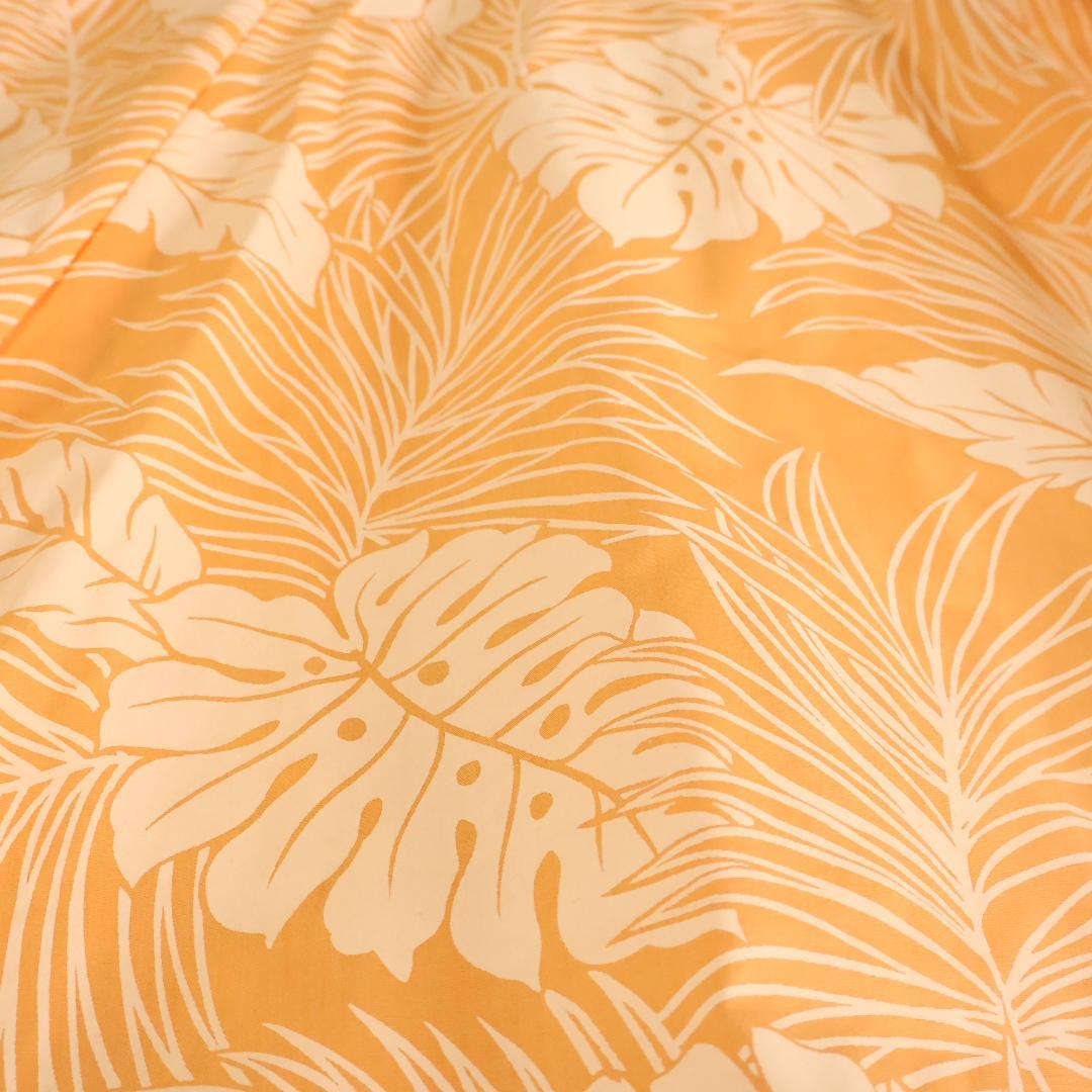 【美品 ハワイ製フラダンス衣装】鮮やかなオレンジ T&L ムームーファクトリー