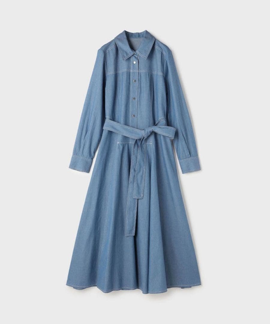 シャツフレアワンピース　GRACE CONTI NENTAL