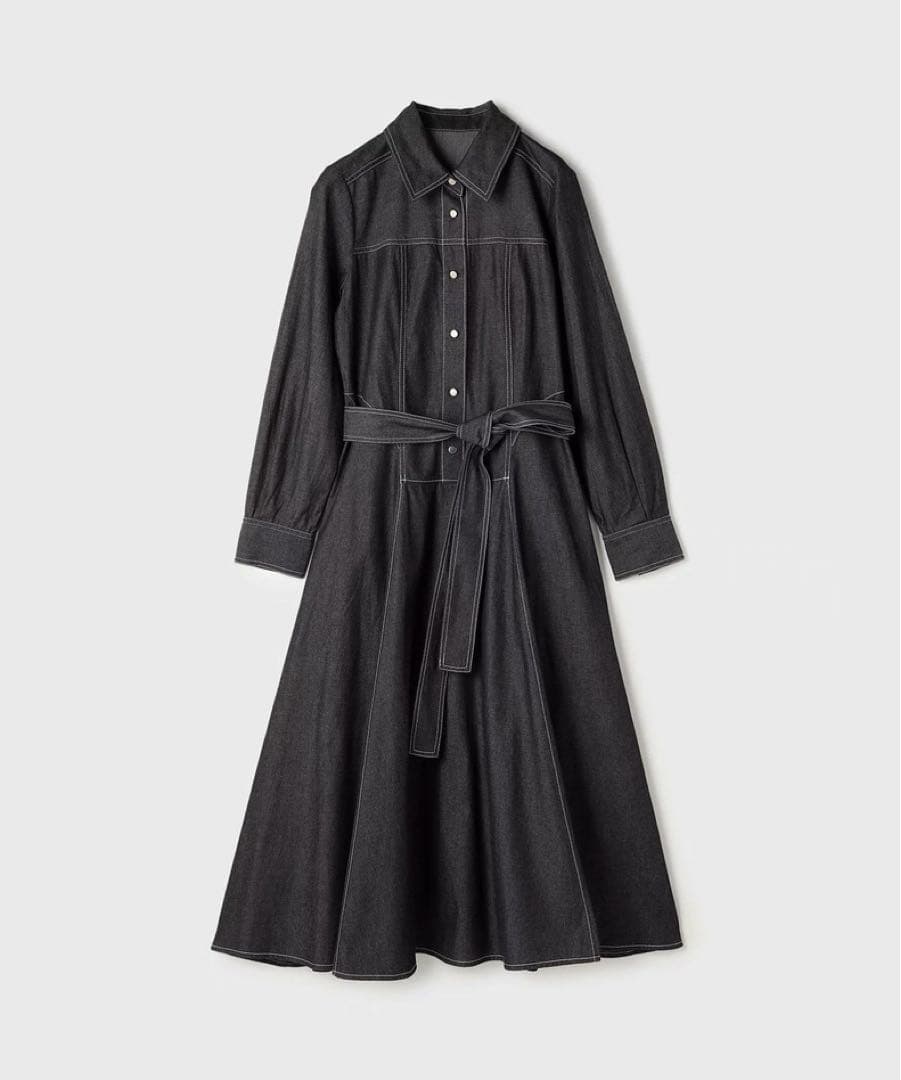 シャツフレアワンピース　GRACE CONTI NENTAL