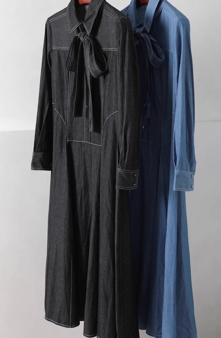 シャツフレアワンピース　GRACE CONTI NENTAL