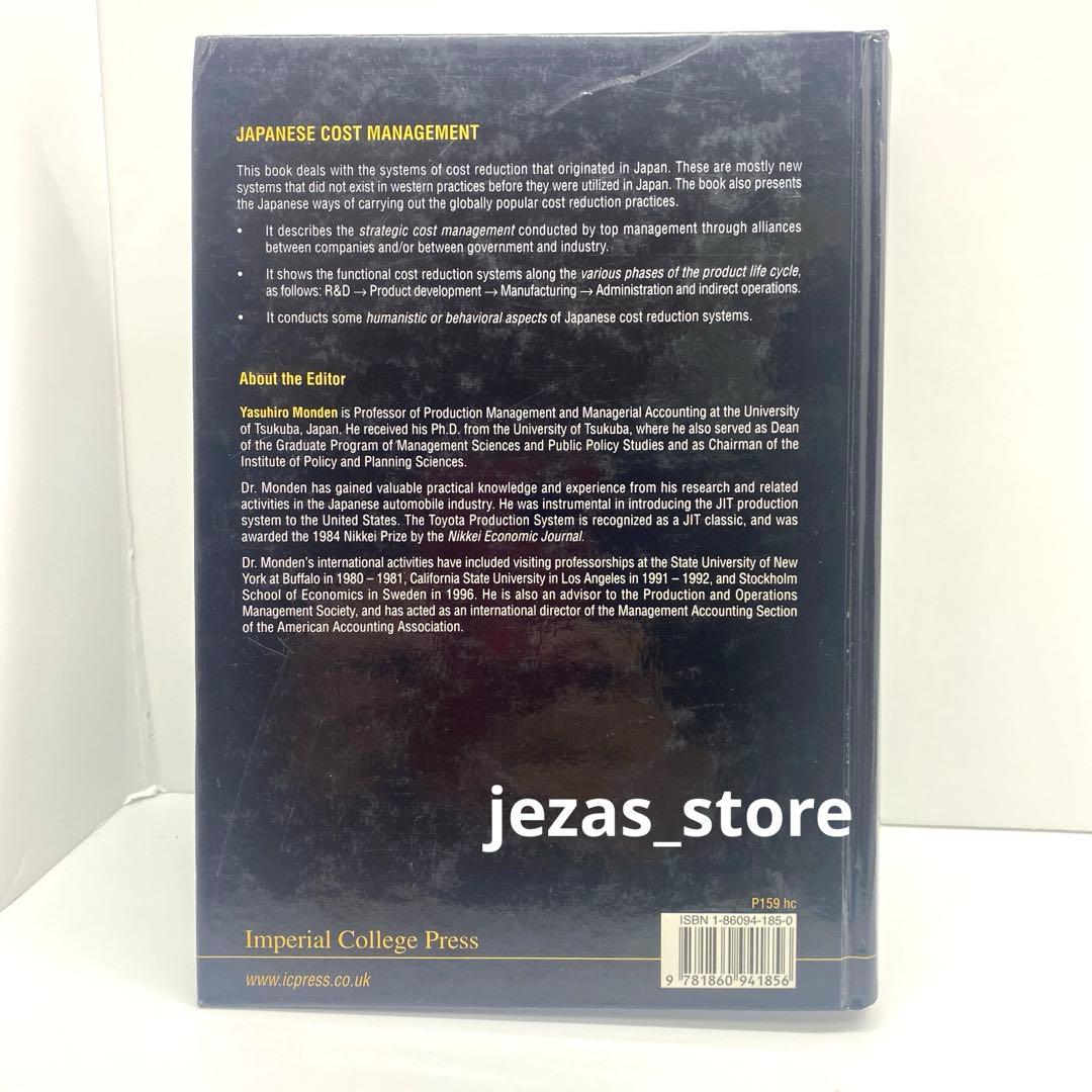 洋書 JAPANENE COST MANAGEMENT