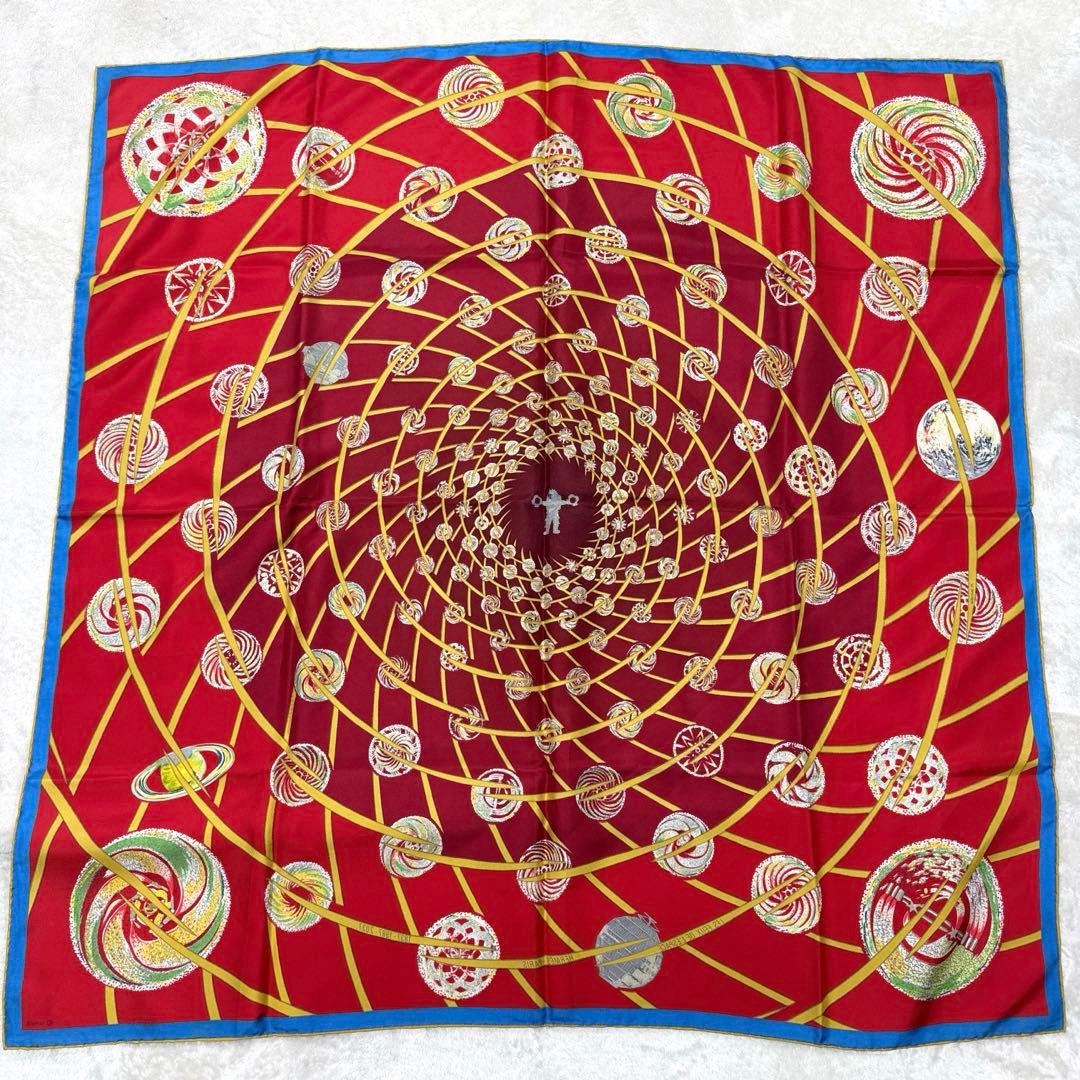 エルメス カレ90 Les feux de l’espace 宇宙の花火