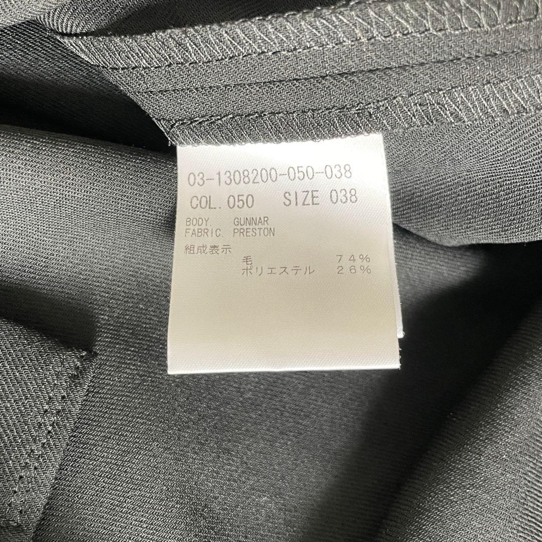 21年式/美品★セオリーリュクス　フーデッドシャツワンピース　GUNNAR 38