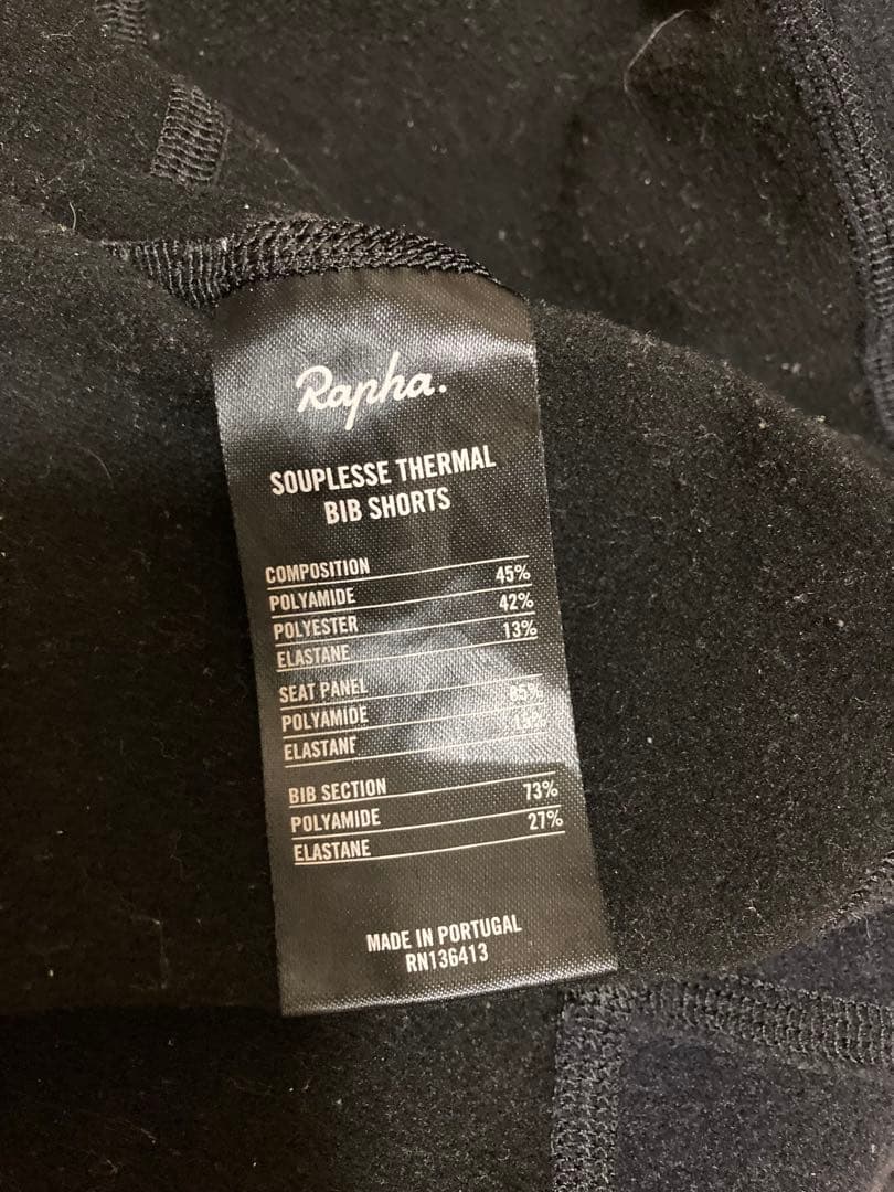 Ray　ラファ rapha サーマル　ビブショーツ　XS 裏起毛