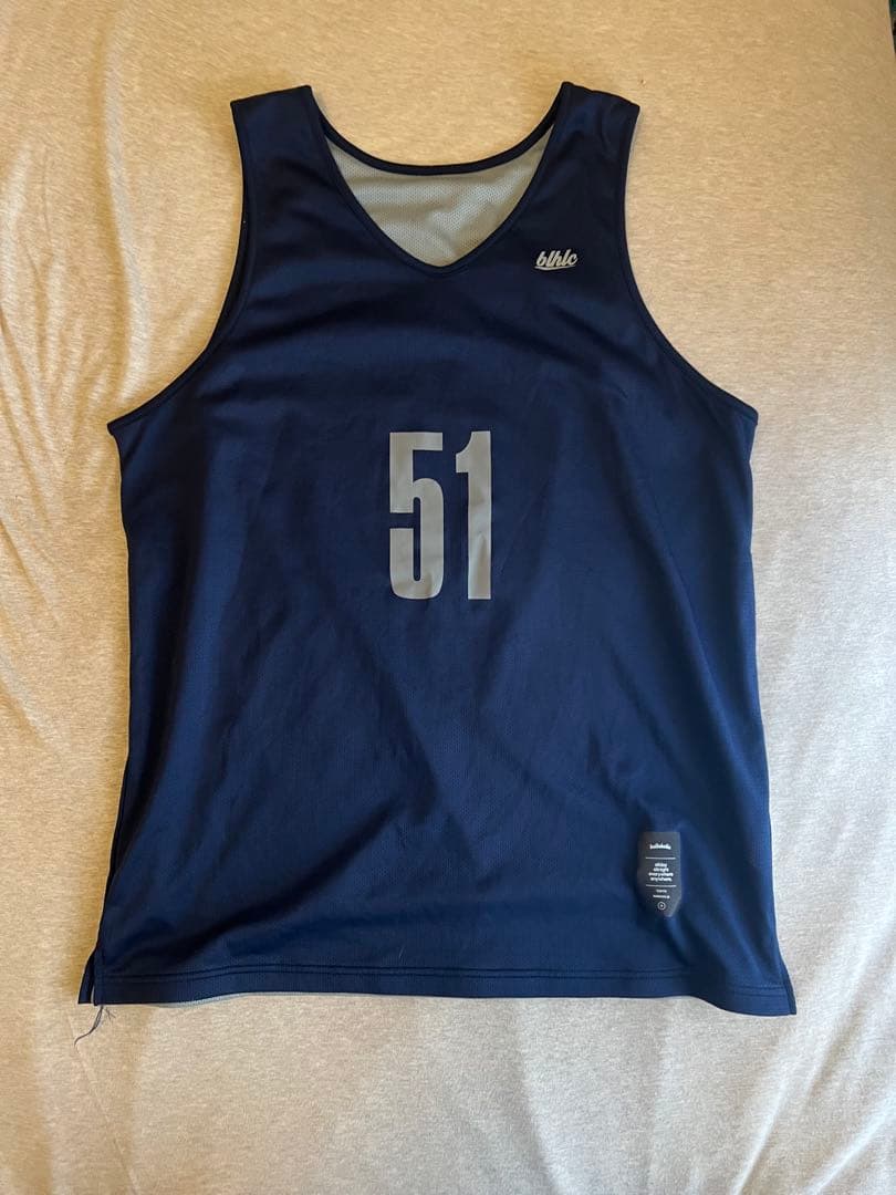 ballaholic リバーシブルタンクトップ M ネイビー ×グレー