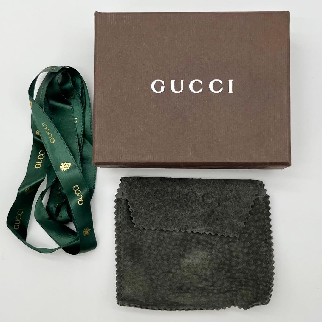 GUCCI インターロッキング G スカーフリング ゴールド 箱付き
