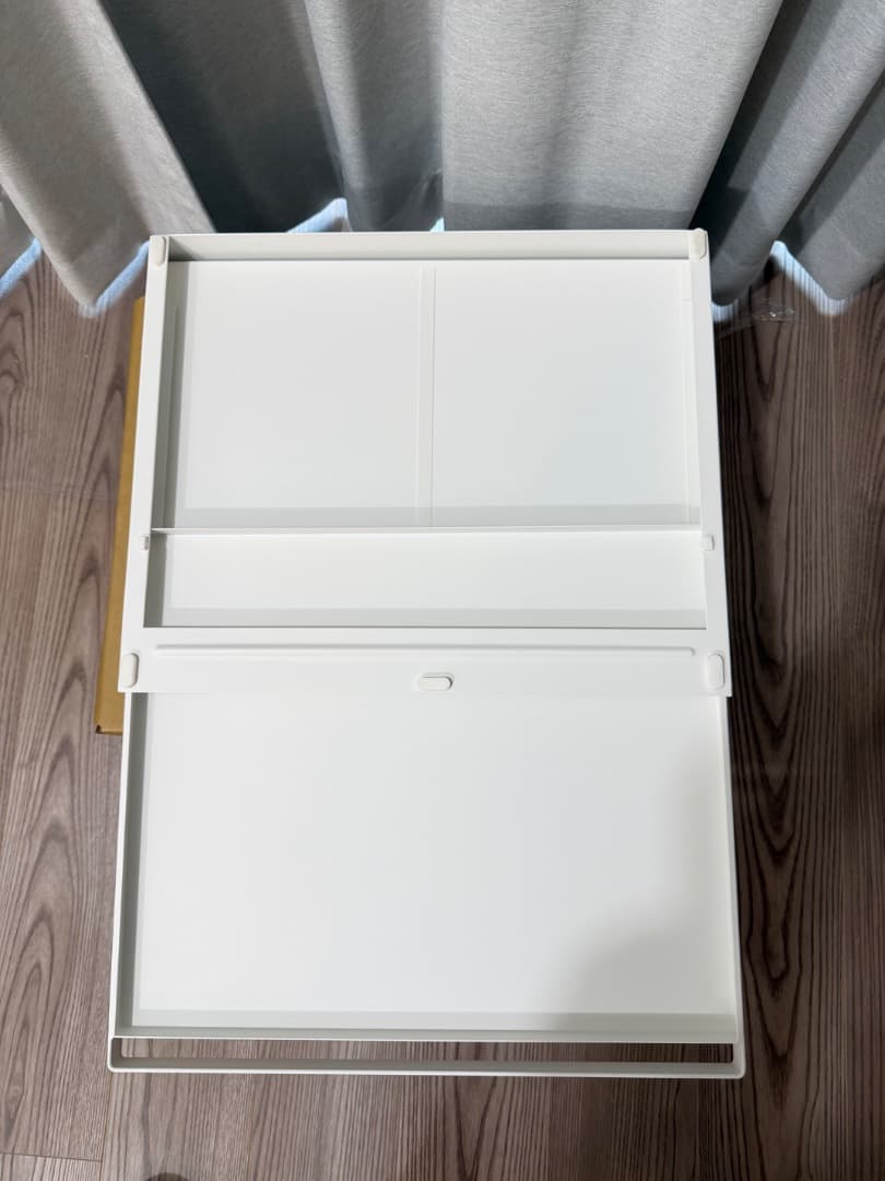 山崎実業 tower ツーウェイ キッチン家電下引き出し＆スライドテーブル