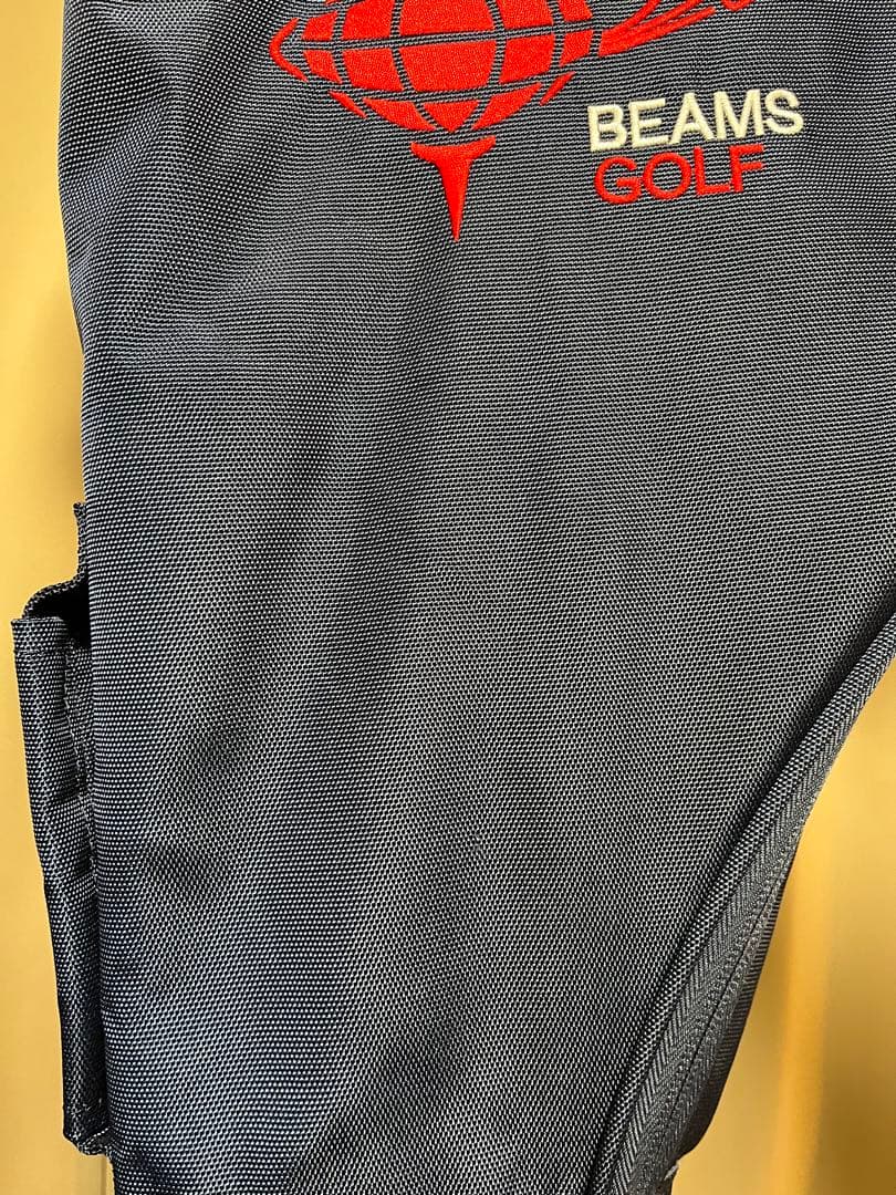 BEAMS GOLF ネイビーキャディバッグ