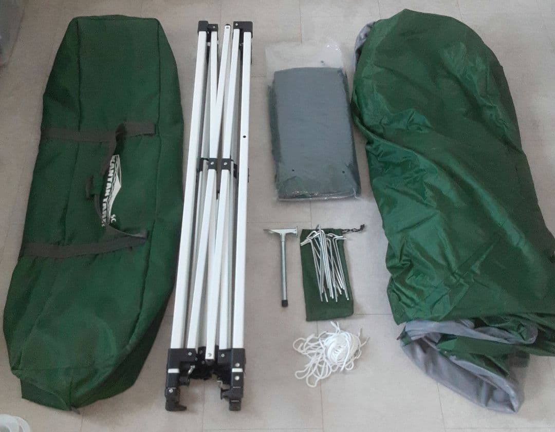 美品 KANTAN TARP SC メッシュ ワンタッチ スクリーン タープ