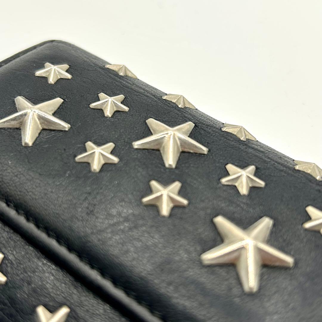 【美品】JIMMY CHOO ジミーチュウ 6連 キーケース スタッズ レザー