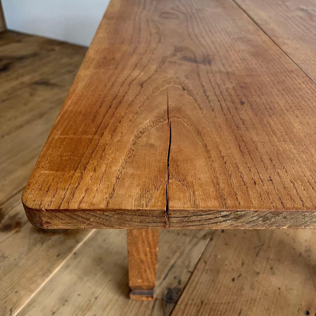 アンティーク ローテーブル 文机 無垢材 z730