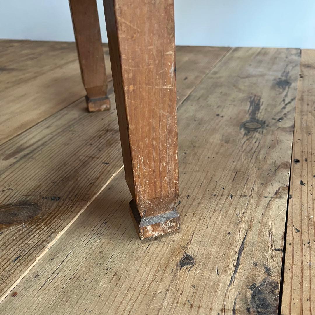 アンティーク ローテーブル 文机 無垢材 z730