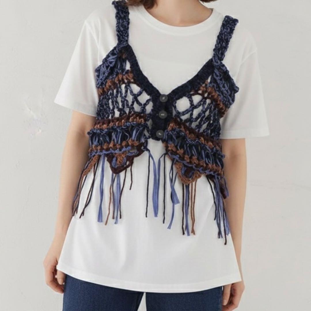 ODAKHA CITYSHOP 別注 クロシェ ビスチェ