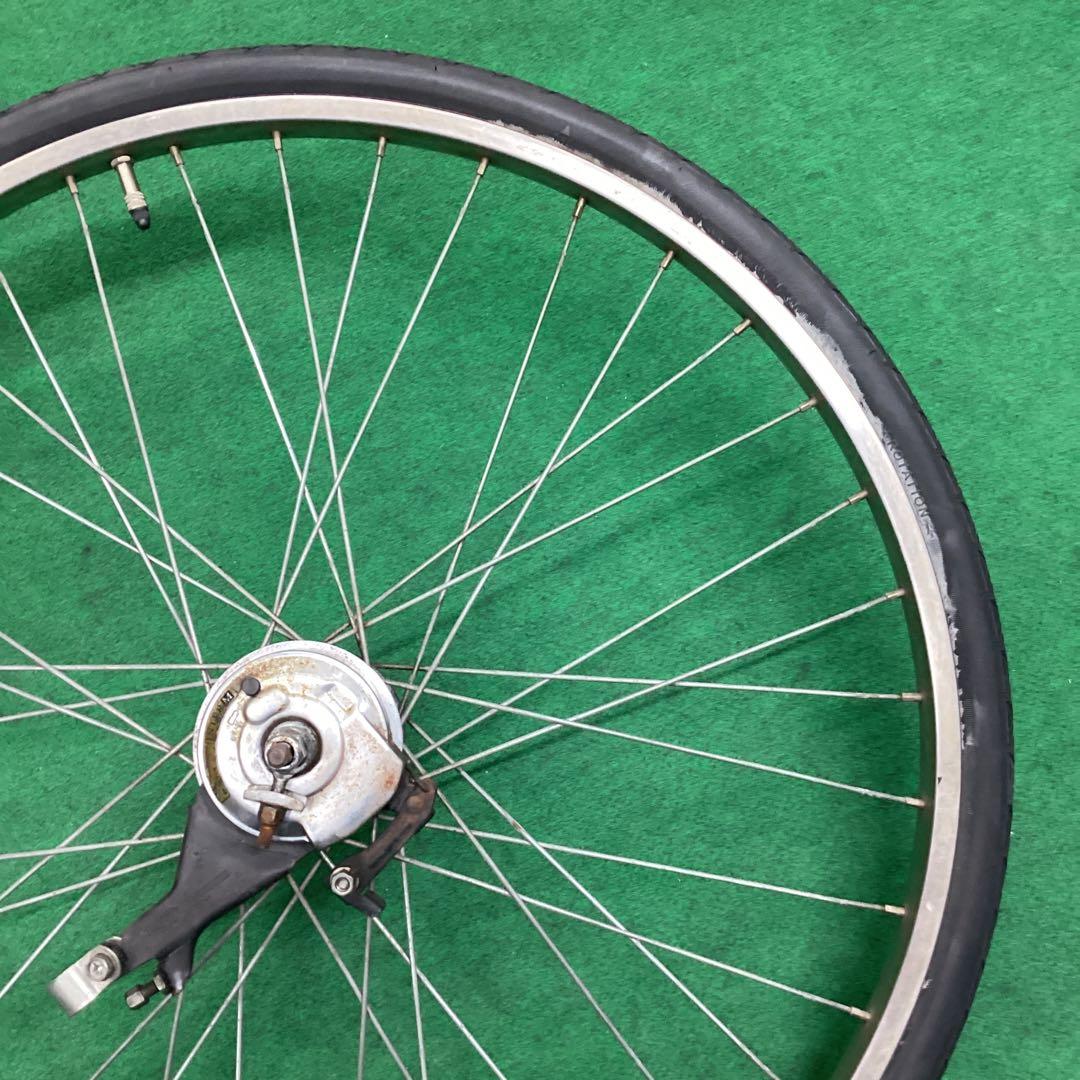 ステンレスリム　後輪　26x1-3/8 タイヤ付　内装3段　２６インチ　リア