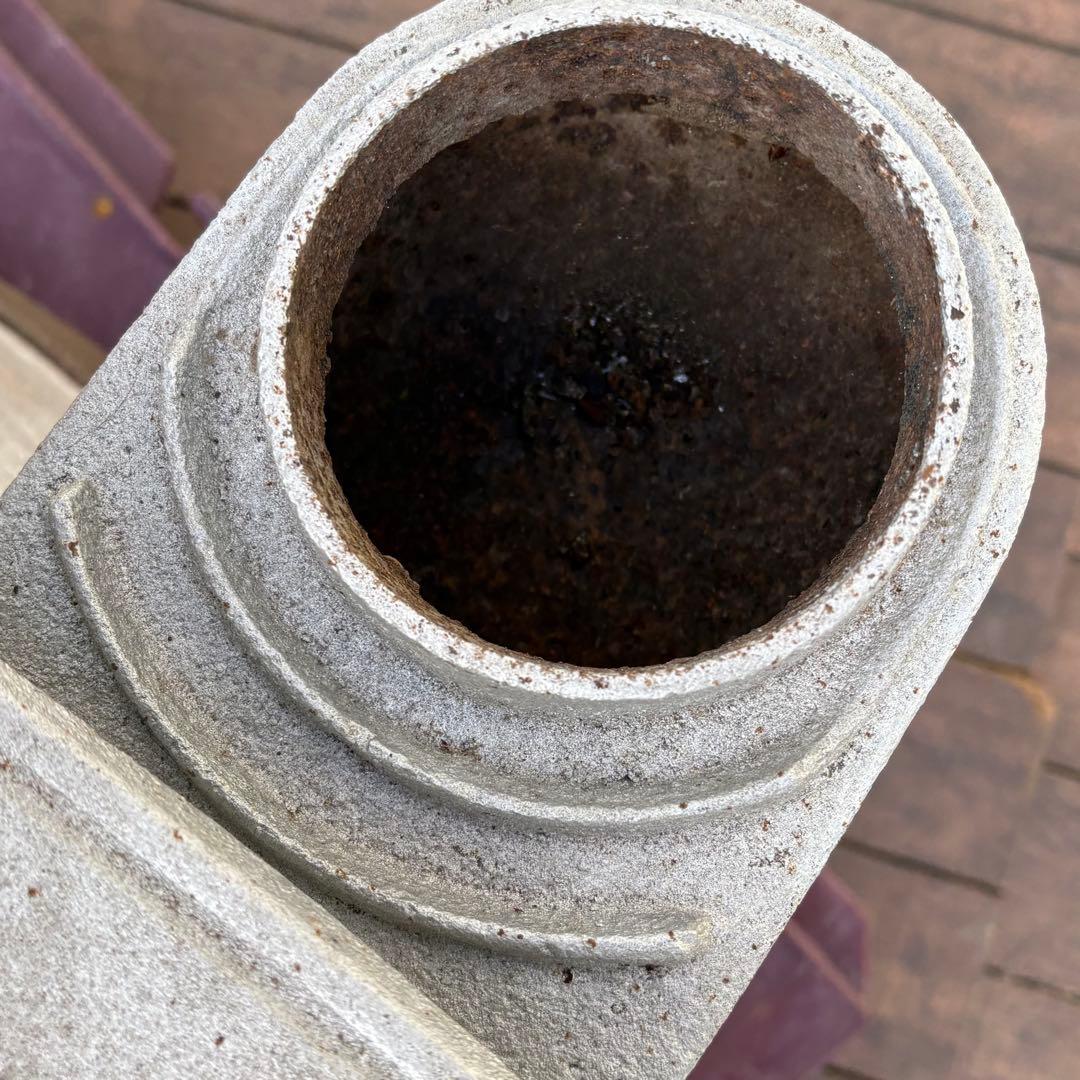 A2 ヤクシン 石炭ストーブ 鋳物製 アンティーク 暖炉 昭和レトロ オブジェ