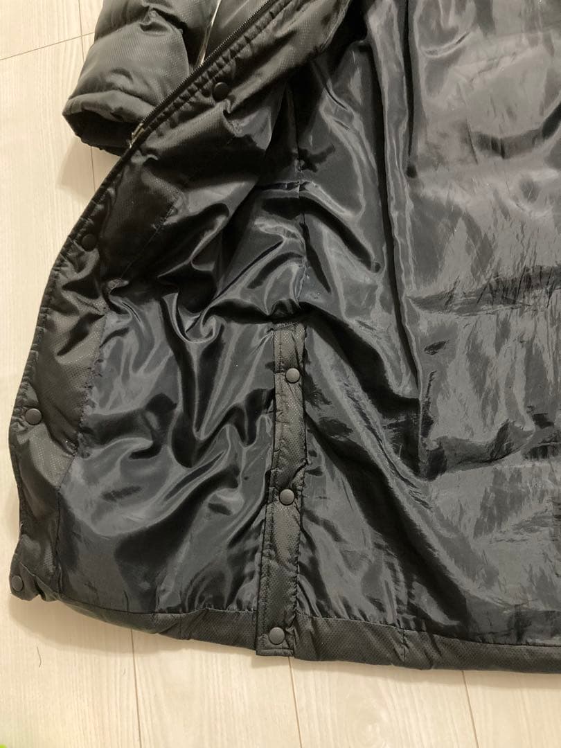 Mizuno ダウン　ベンチコート メンズ　Lサイズ ブラック　ダウン70%