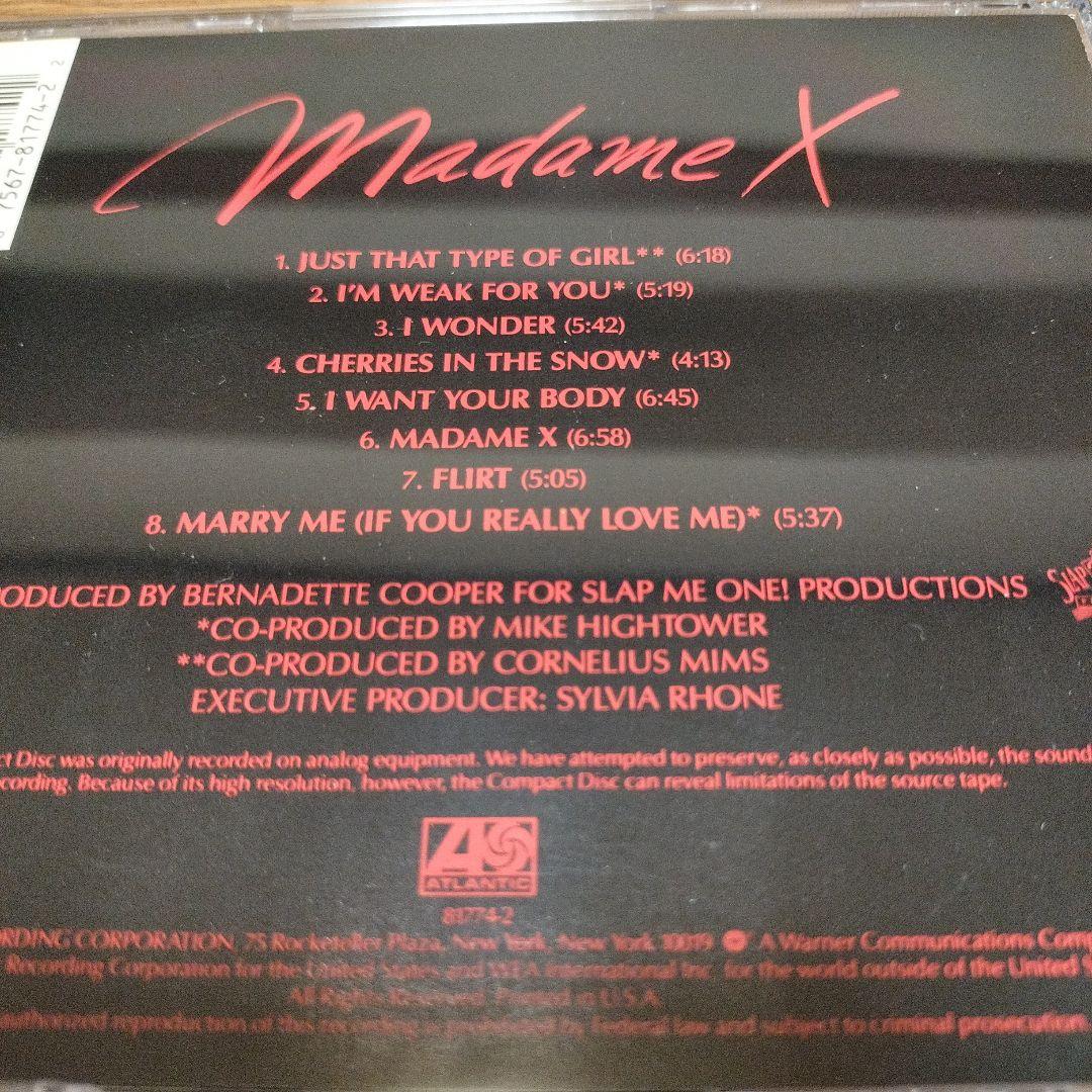 洋楽 Madame X 1987 Soul Funk Mega Rare