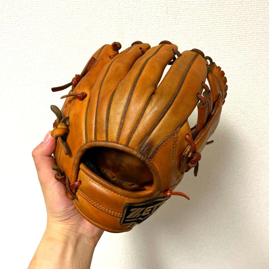 643 ZETT ネオステイタス 型抜群 即戦力 軟式 少年 内野手用グローブ