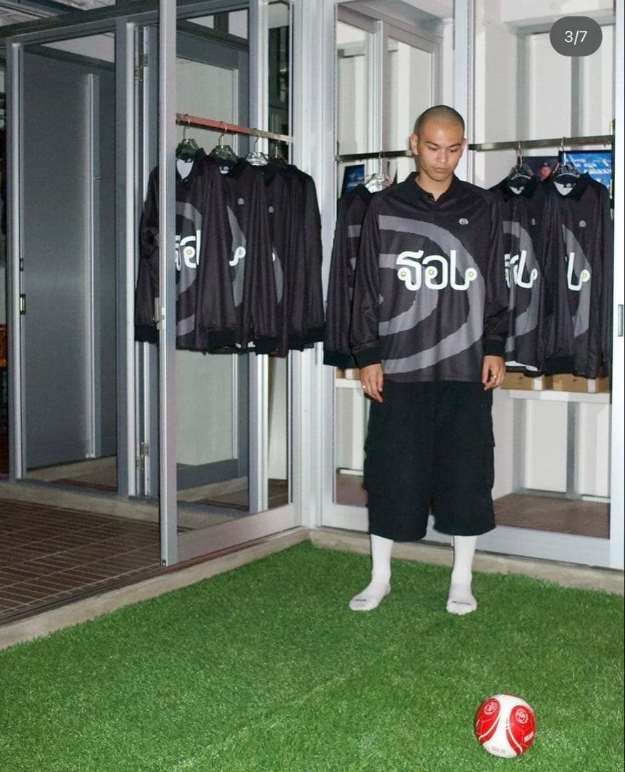 sol soonerorlateryouwillbe別注サッカーシャツ M