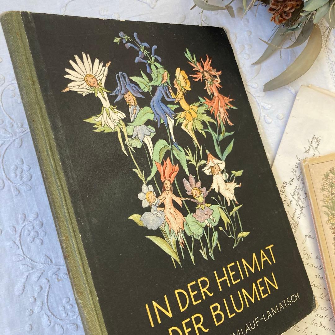 洋書古書【超希少】 ドイツ人気作家イーダボハッタ　1932年初版本！花の妖精