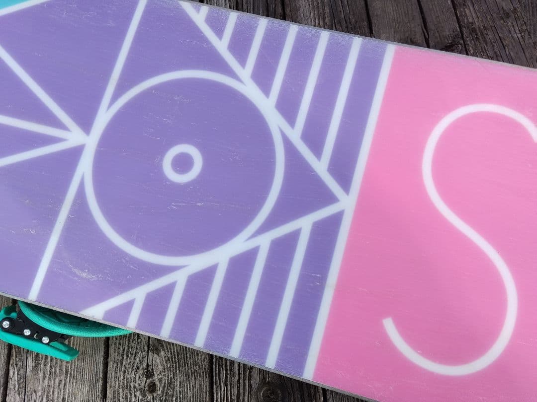 女性用スノーボード3点セット 140 ビンディング サイズ違いブーツ 23&24