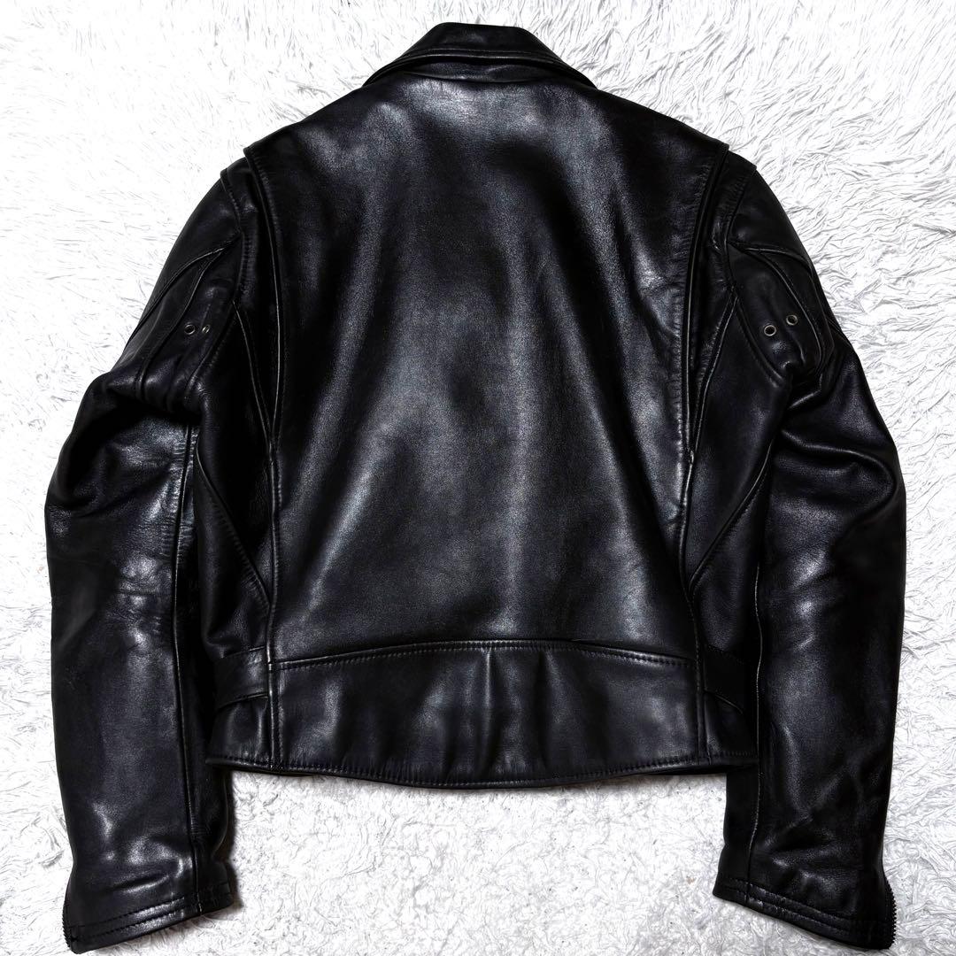 ガーラ ✨KADOYA ライナー付き ダブルライダースジャケット 牛革