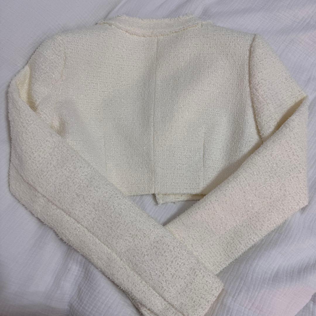 リュクスツイードショートジャケット