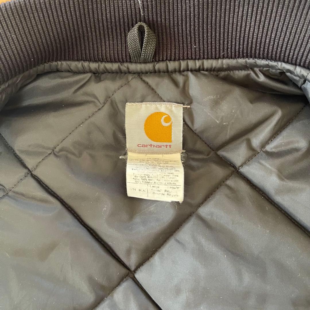 カーハート V-01 ダックベスト USAアメリカ製 黒 Lサイズ