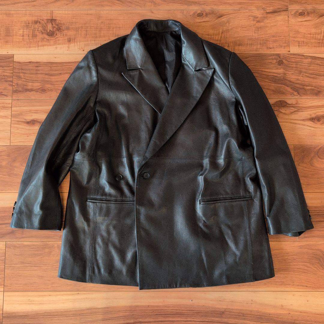 n*読様 上代14.3万円Yoke 24FW GOAT LEATHER CAR