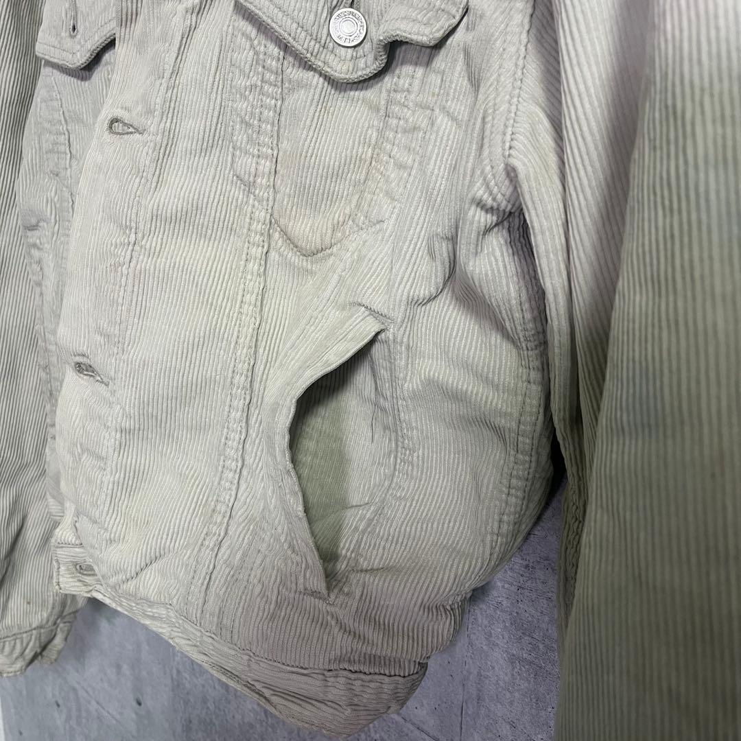 激レア！Levi's コーデュロイトラッカージャケット　裏地キルティング　黒タブ