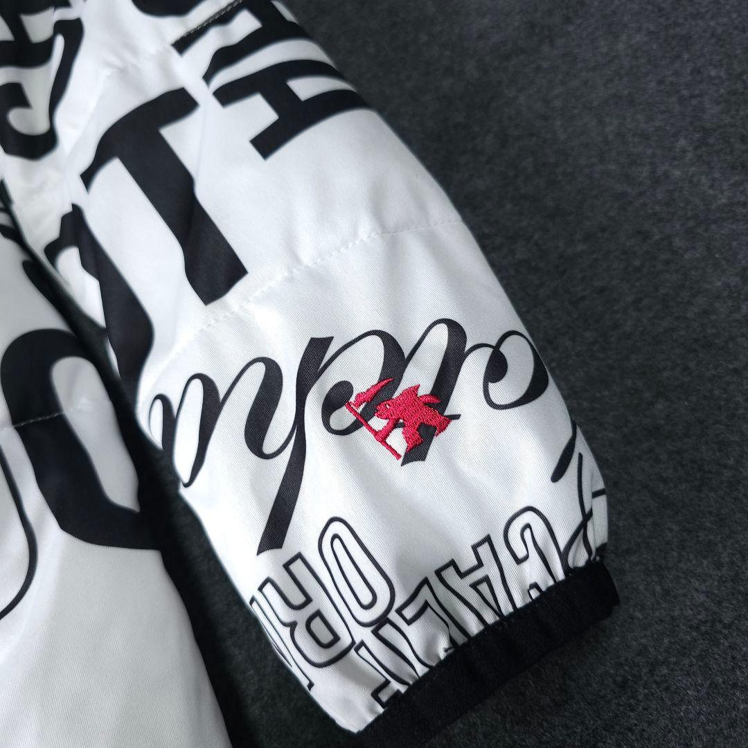 極美品 2着セット ガッチャゴルフ 中綿ゴルフブルゾンジャケット 白黒 L