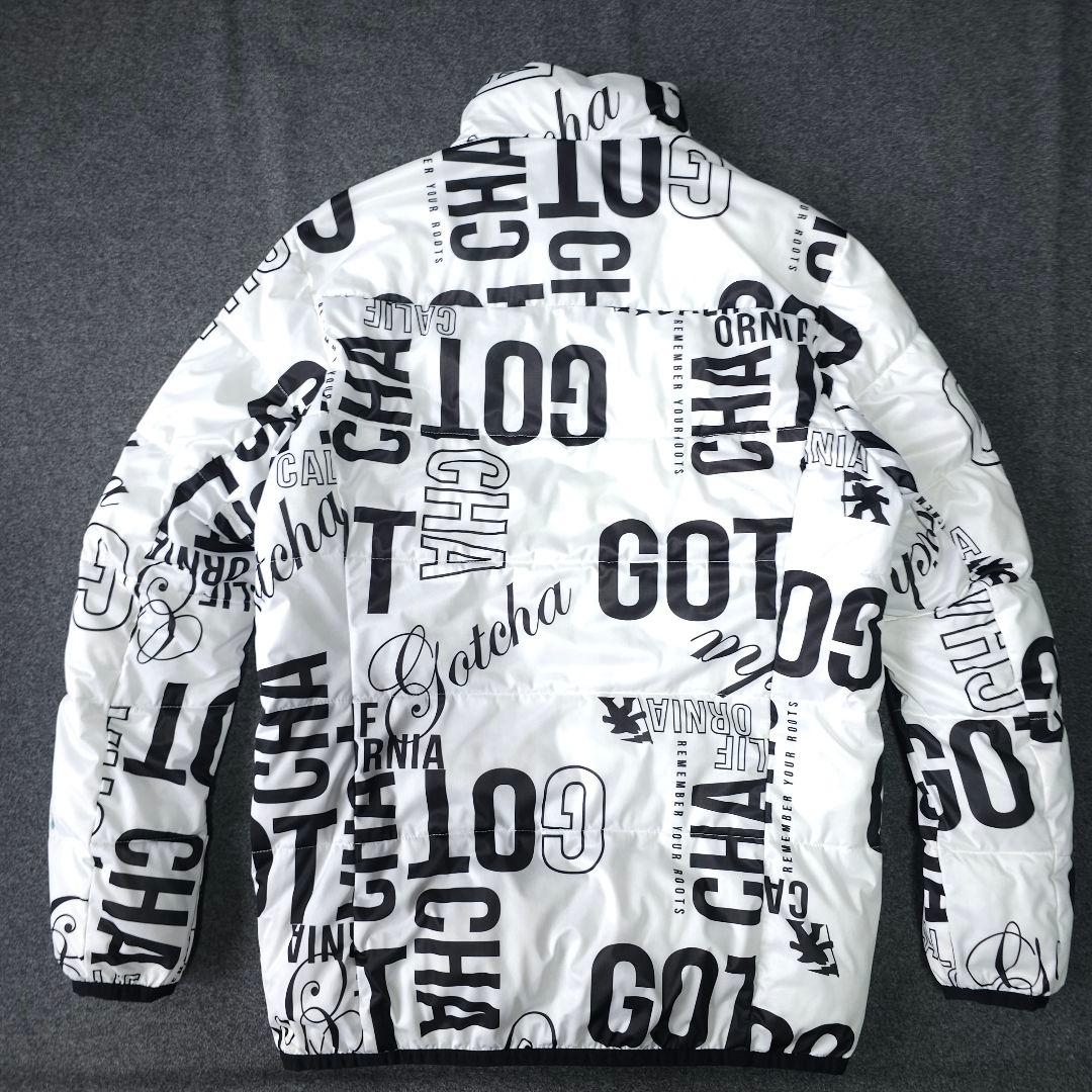 極美品 2着セット ガッチャゴルフ 中綿ゴルフブルゾンジャケット 白黒 L