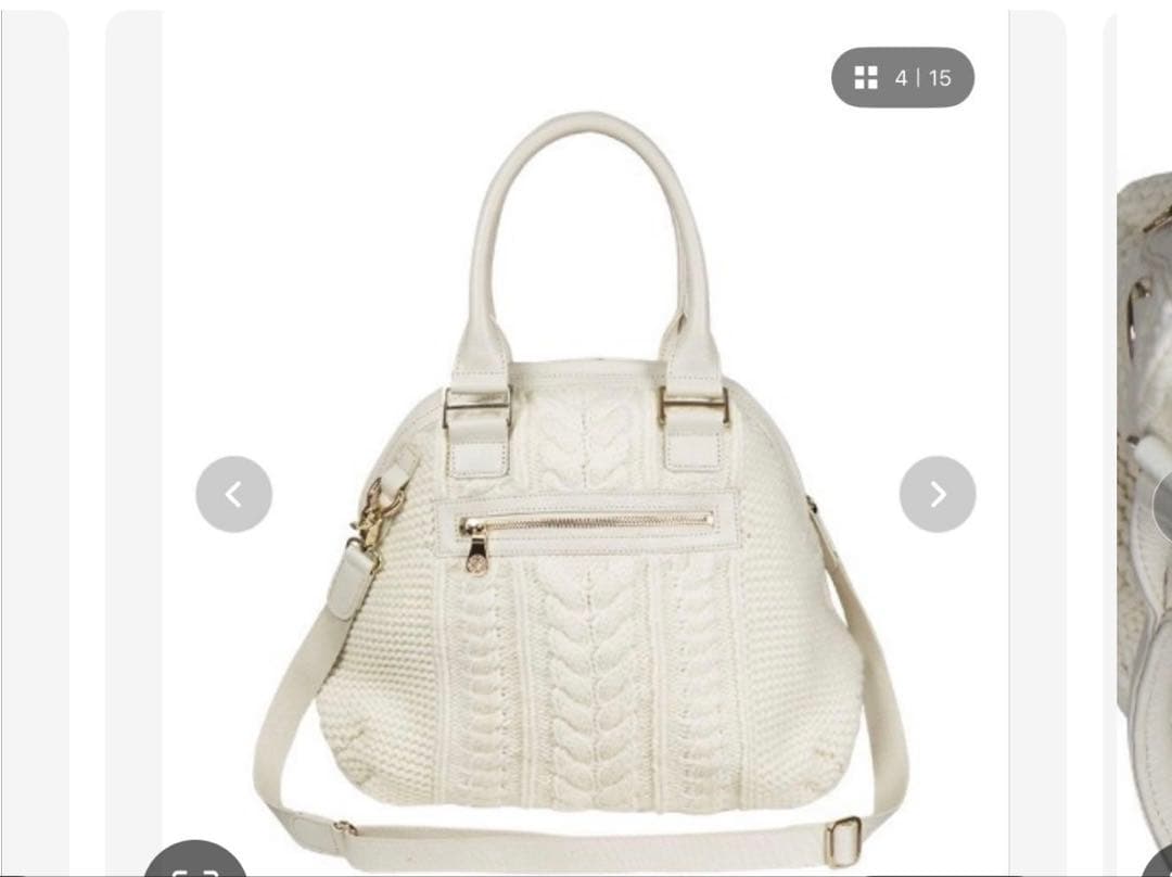 み*ゃ様 MUTA ケーブルニットショルダーバッグ