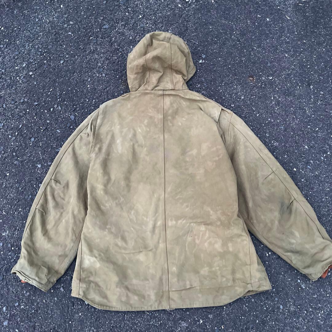 Carhartt フード付デトロイトジャケット　モスグリーン　XL