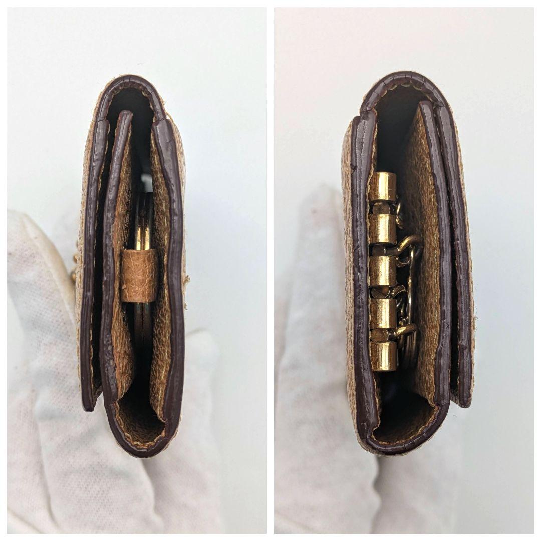 ヴィヴィアンウエストウッド 4連 キーケース キャメル キーリング オーブ