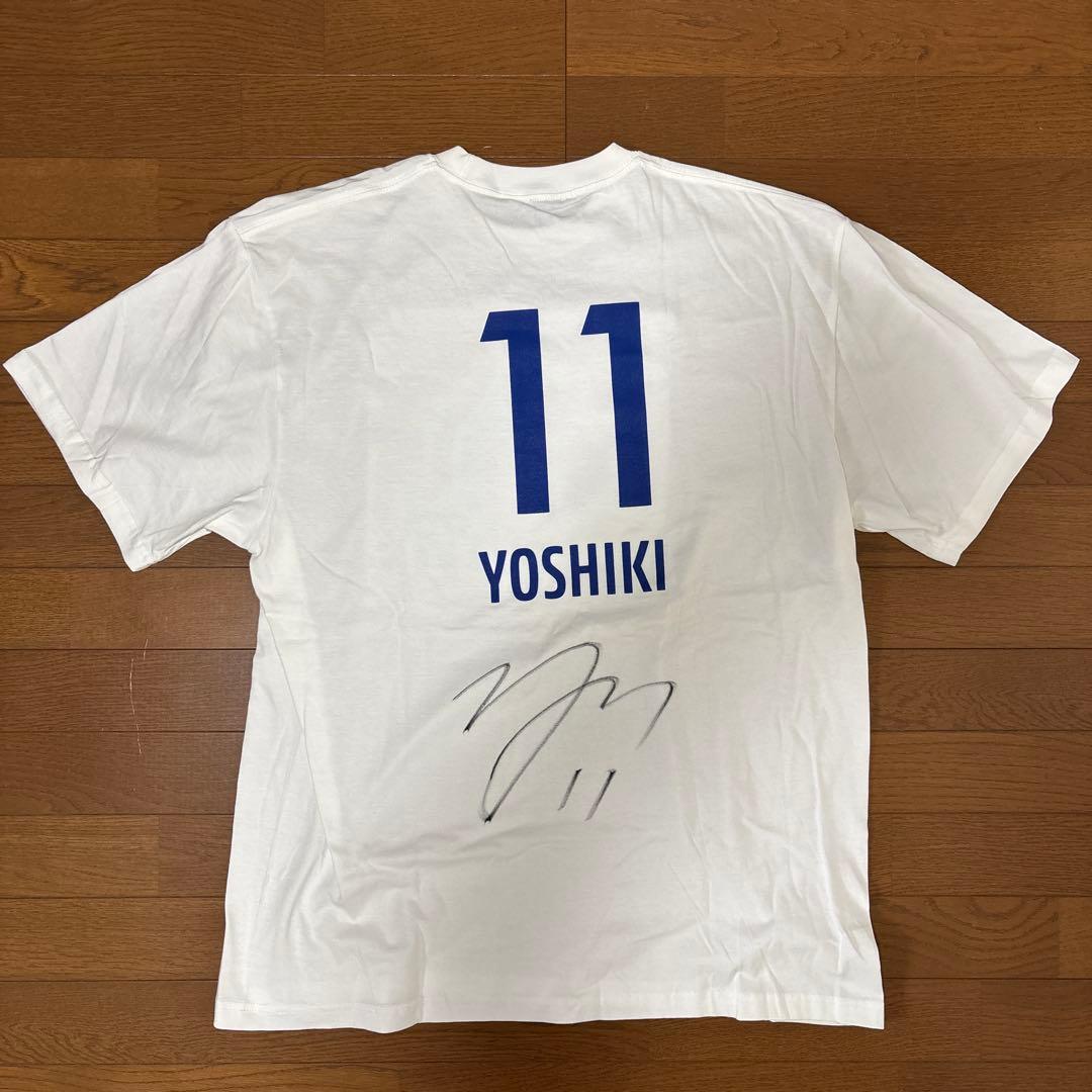 【希少美品】 モンテディオ山形　藤本佳希 選手 直筆 サイン入り Tシャツ