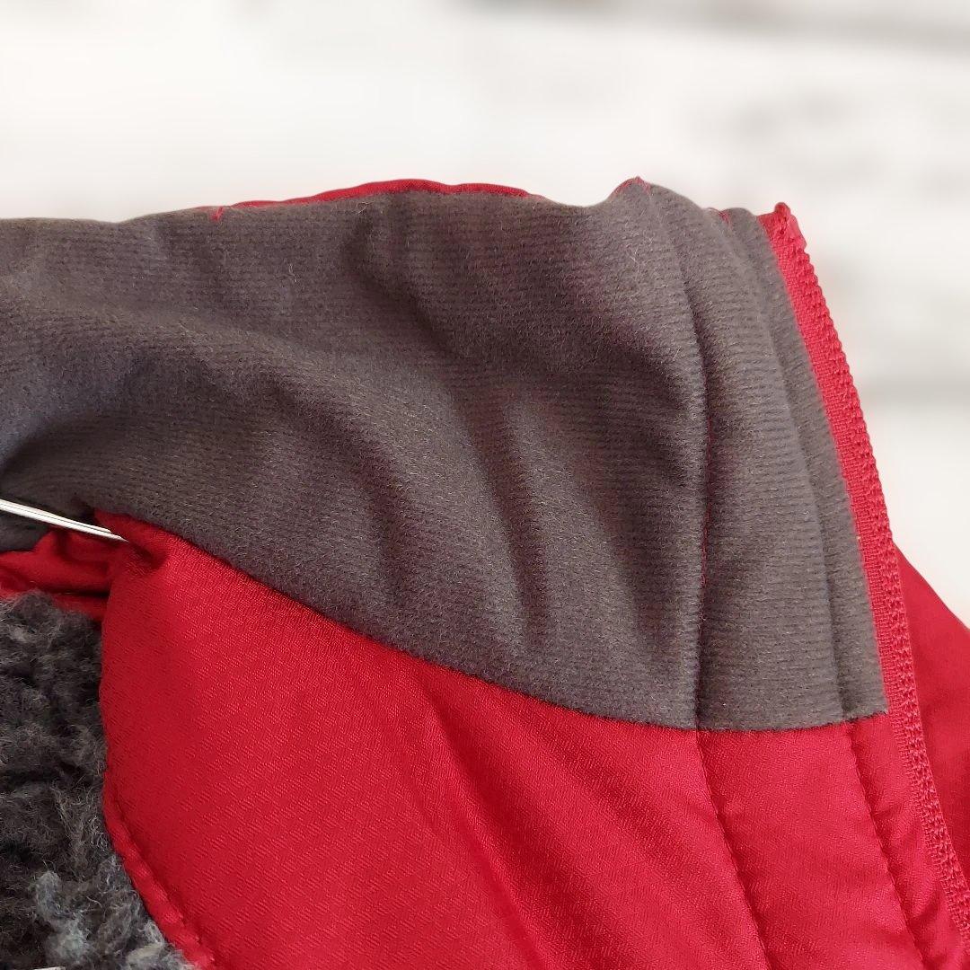 adidas 赤 ストライプ ベンチコート