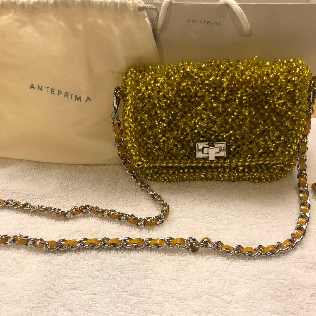 ANTEPRIMA ルッケットイエロービーズ パーティーバッグ