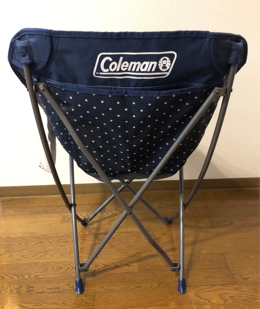 Colemanコールマン　ヒーリングチェア ネイビードット