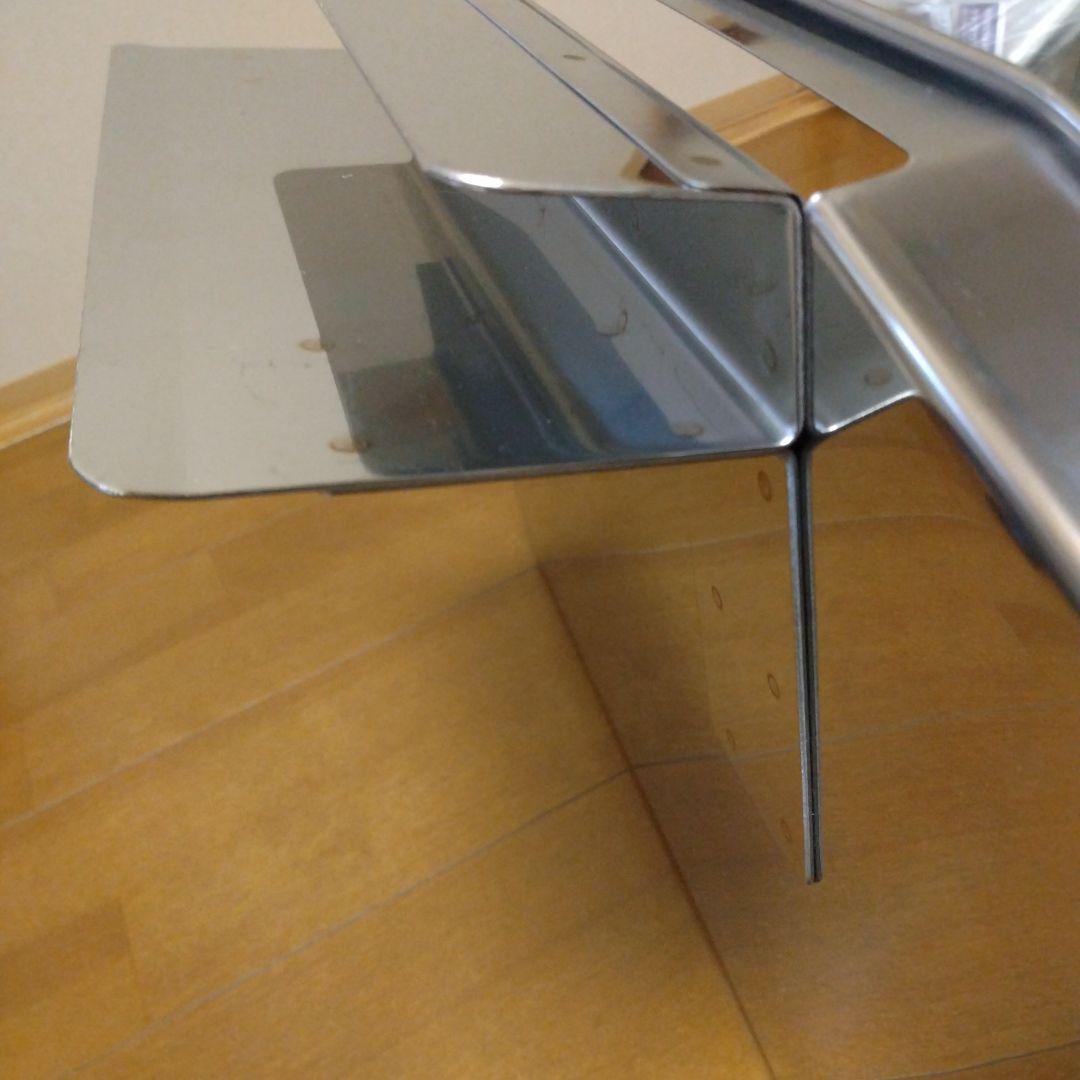 【新品未使用】業務用フライヤー油切りパッド網付き　ステンレス