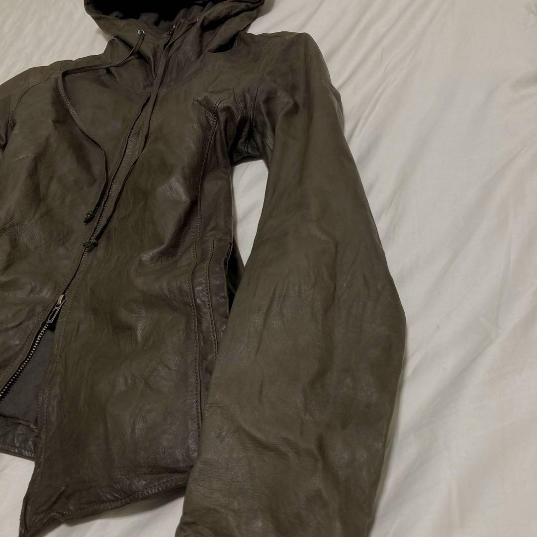 00’s archive LGB レザージャケット フーディー y2k