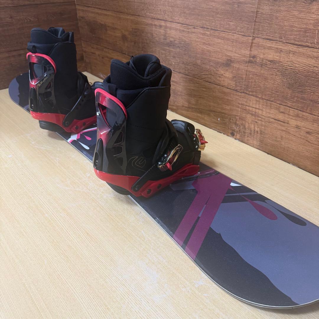 BXB 初心者オススメ　レディース　スノーボード 3点　ブーツ無し