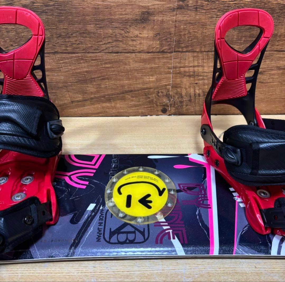 BXB 初心者オススメ　レディース　スノーボード 3点　ブーツ無し