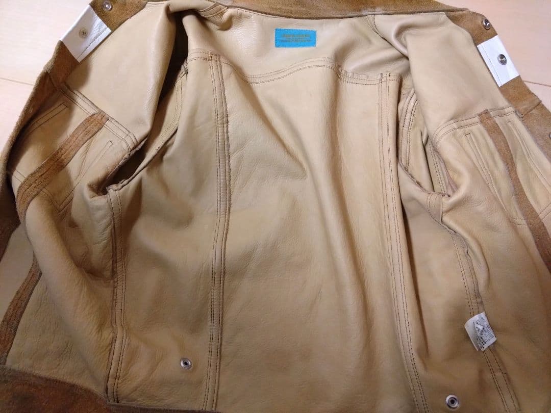 LEAF期 97AW Undercover スエードペンキジャケット スウェード