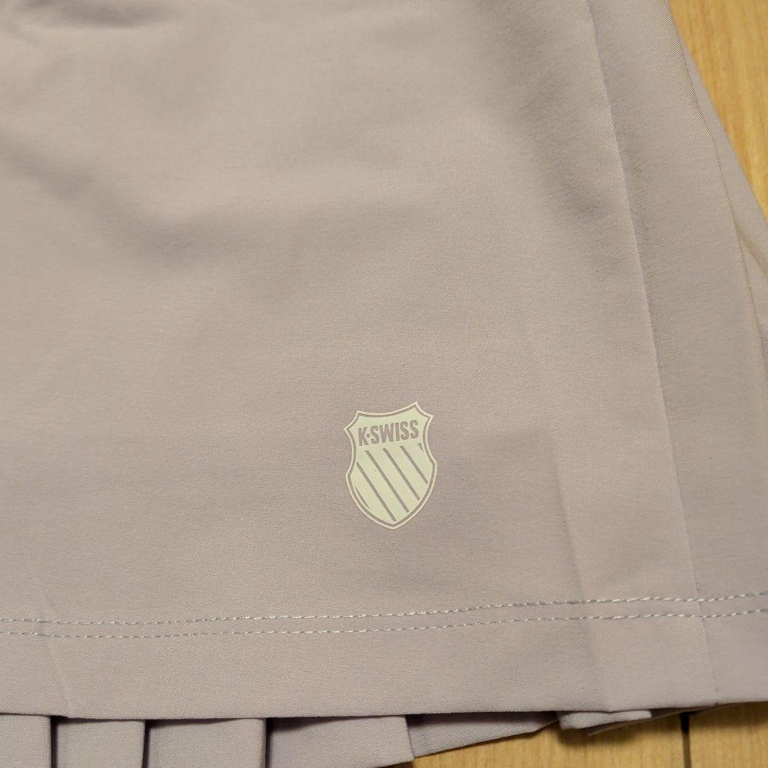 ☆海外ウェア　K-SWISS プリーツ テニススカート US-S